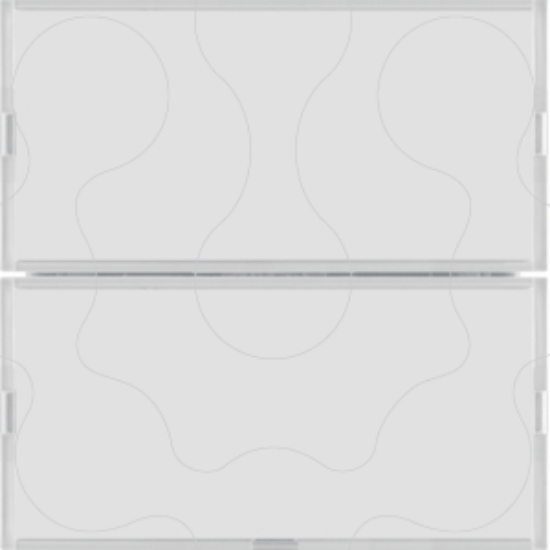 Imagem de BP KNX S/B 2 teclas Easy p-etiq, br/cr