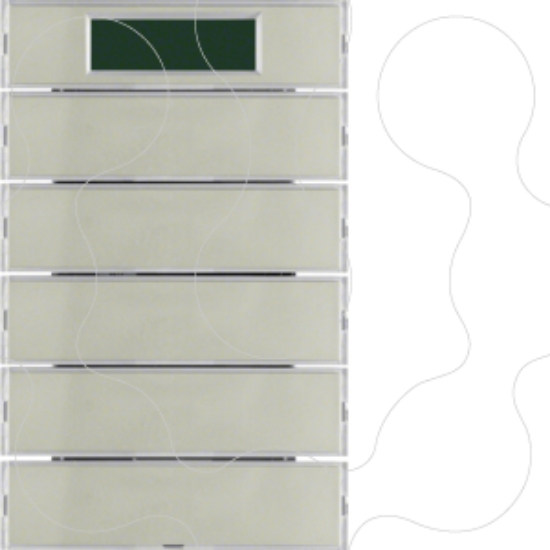 Imagem de K.1/K.5  - BP KNX 5 tec+termst., inox