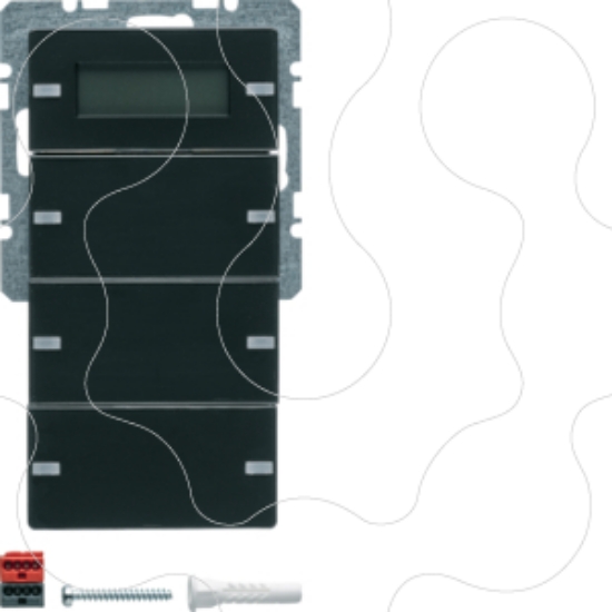 Imagem de Q.x - BP KNX 3 teclas+termóst., antr