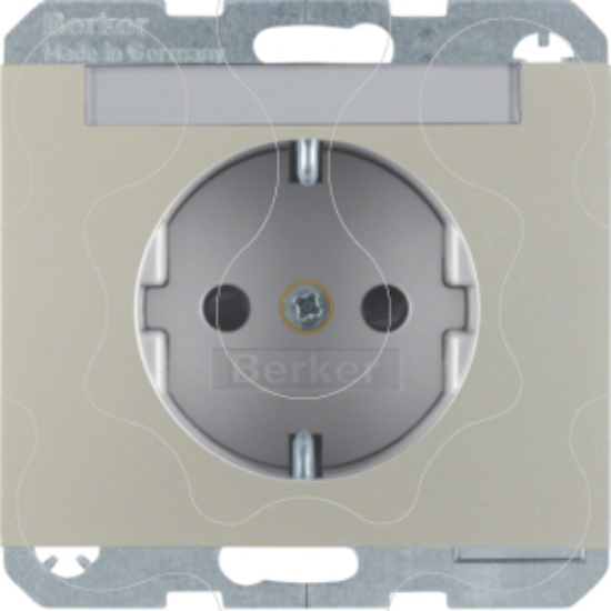 Imagem de K.1/K.5 - Schuko p-etq. obtr., inox lac.