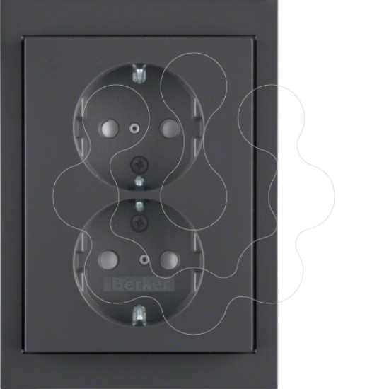 Imagem de K.1/K.5 - Schuko x2 monob.obtr, antrc mt