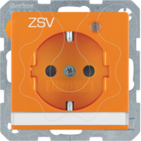 Imagem de "Q.x - Schuko ""ZSV"" p-etq c/LED, larj"