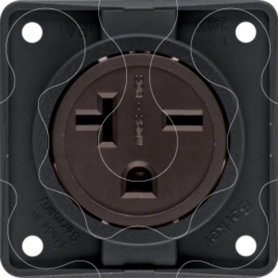 Imagem de Integro - tomada NEMA 6-20R, preto