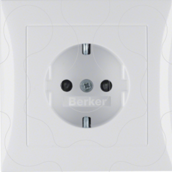 Imagem de S.1/B.x - Schuko monob. obtur, branco