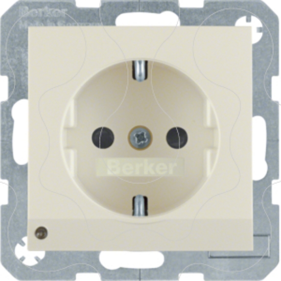 Imagem de S.1/B.x - Schuko c/LED orient., creme