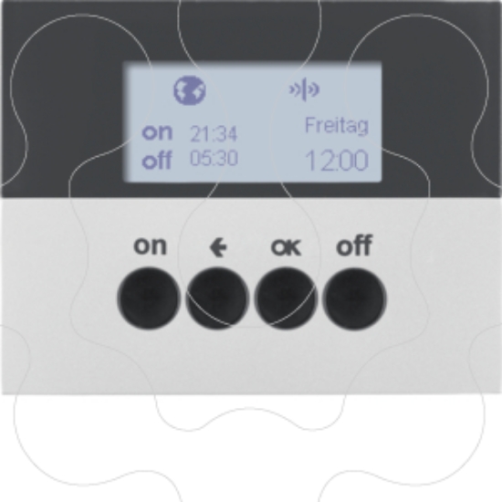 Imagem de K.1/K.5 - prog. horário KNX RF, alu mate