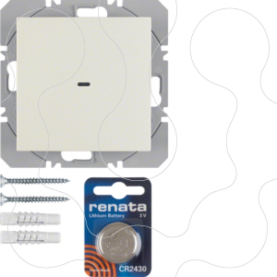 Imagem de S.1 - BP simples KNX RF, creme