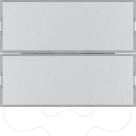 Imagem de BP KNX K.x 2 teclas Easy p-etiq, alu