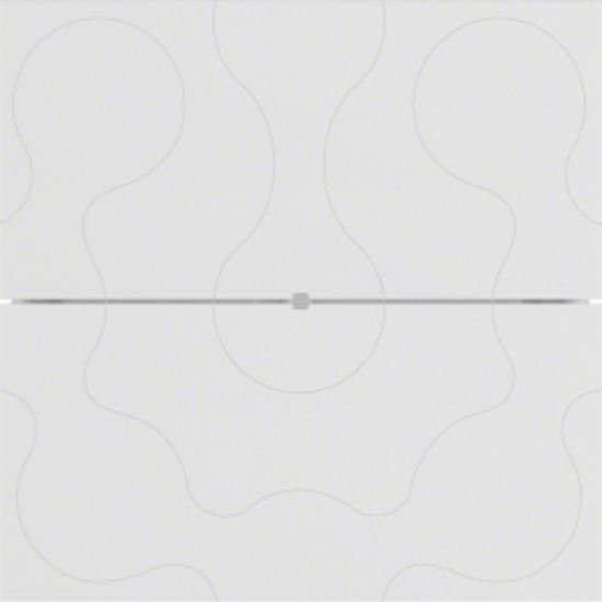 Imagem de B.IQ - BP KNX 2 teclas Comf, branco