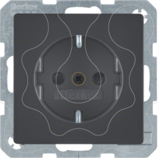 Imagem de Q.x - Schuko c/ obturad., antracite