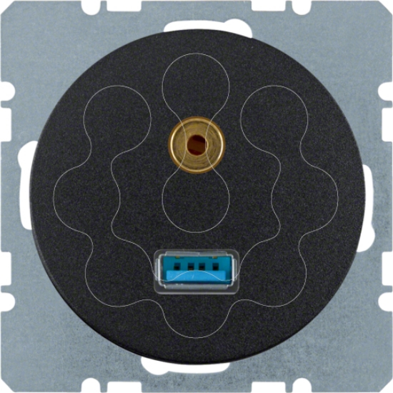 Imagem de R.1/R.3 - USB / jack 3.5mm, preto