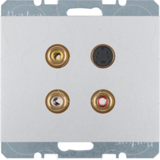 Imagem de K.1/K.5 - tomada 3xRCA+S-video, alum lac