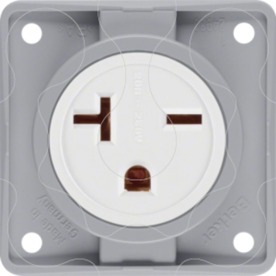 Imagem de Integro - tomada NEMA 6-20R, cinzento