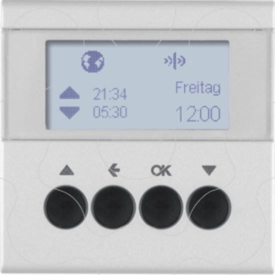 Imagem de B.7 - progr. hor. est. KNX RF, alu mate