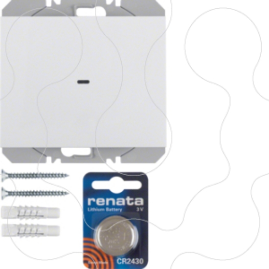 Imagem de K.1/K.5 - BP simples KNX RF, branco