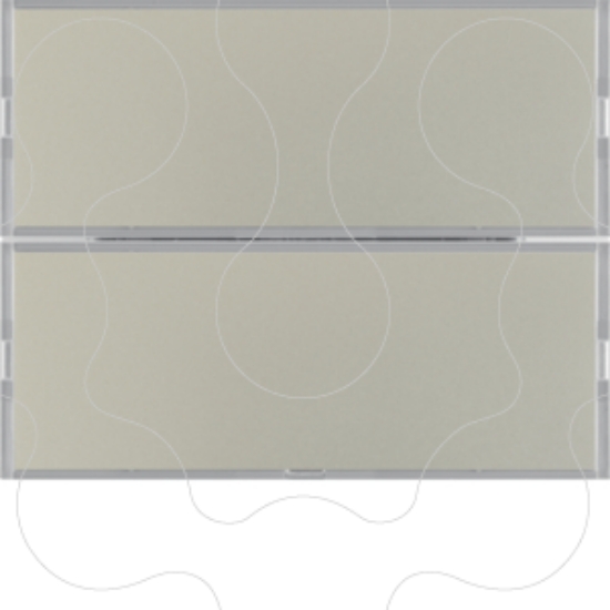 Imagem de BP KNX K.x 2 teclas Easy p-etiq, inox