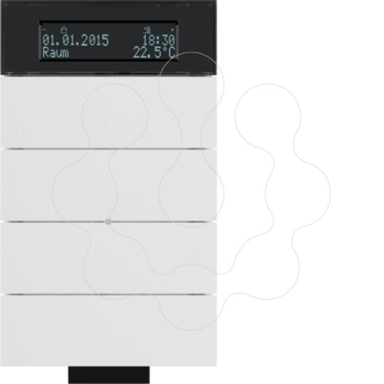 Imagem de B.IQ - BP KNX IV 4 tec+termóst, branco