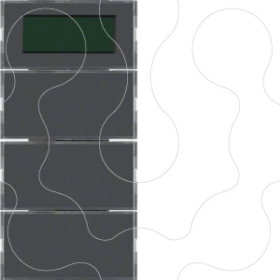 Imagem de S.1/B.x  - BP KNX 3 tec+termst., ant alu
