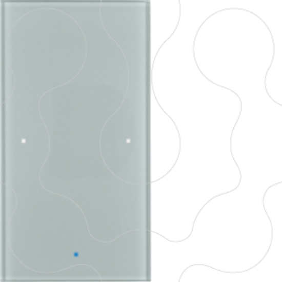 Imagem de TS Sensor - tecla x1 c/BCU, vidro alum