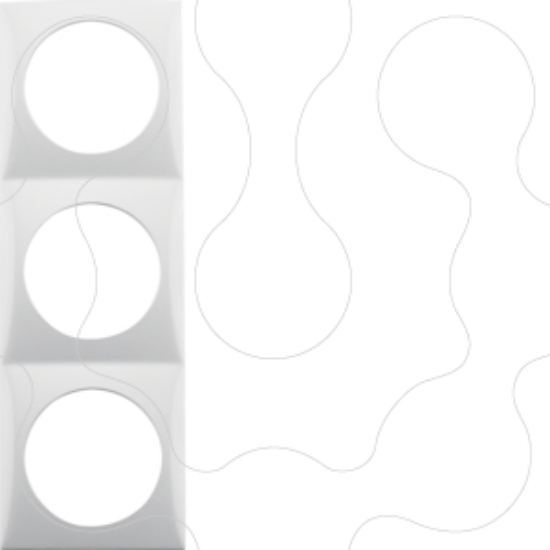 Imagem de Integro - quadro x3, branco