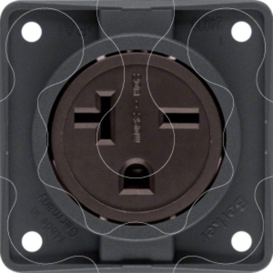 Imagem de Integro - tomada NEMA 6-20R, antrac mate