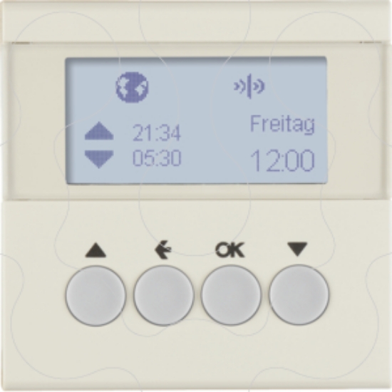 Imagem de S.1 - progr. hor. est. KNX RF, creme
