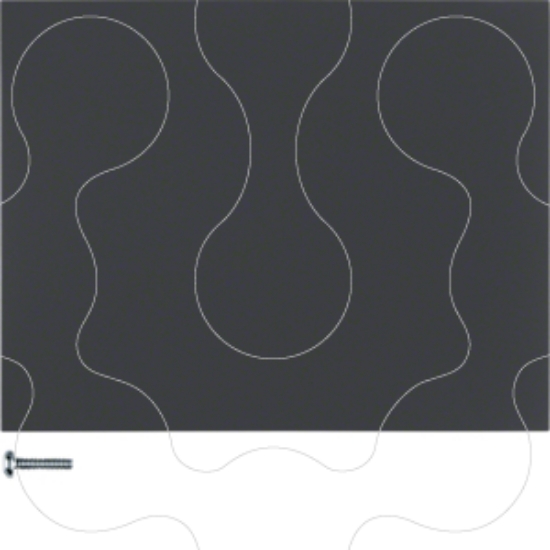Imagem de K.1/K.5 - tecla simples, antracite mate