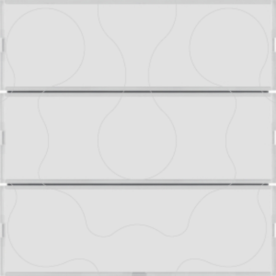 Imagem de BP KNX S/B 3 teclas Easy p-etiq, br/cr