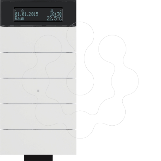 Imagem de B.IQ - BP KNX IV 5 tec+termóst, branco