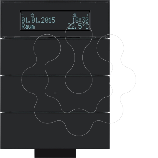 Imagem de B.IQ - BP KNX IV 3 tec+termóst, vdr prt