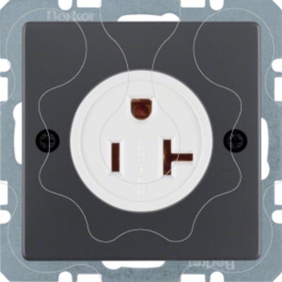 Imagem de Q.x - tomada NEMA 5-20 R, antracite