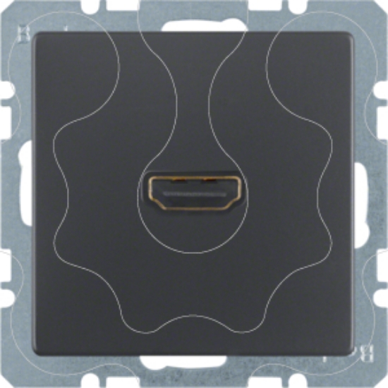 Imagem de Q.x - tomada HDMI, antracite