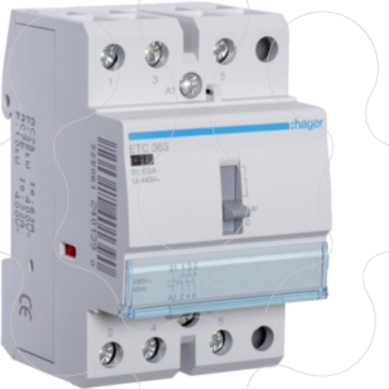 Imagem de Contactor dia/noite 63A, 3NA, 230V 3M