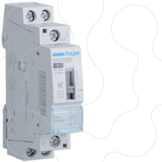 Imagem de Contactor silencioso manu 25A, 2NA, 24V