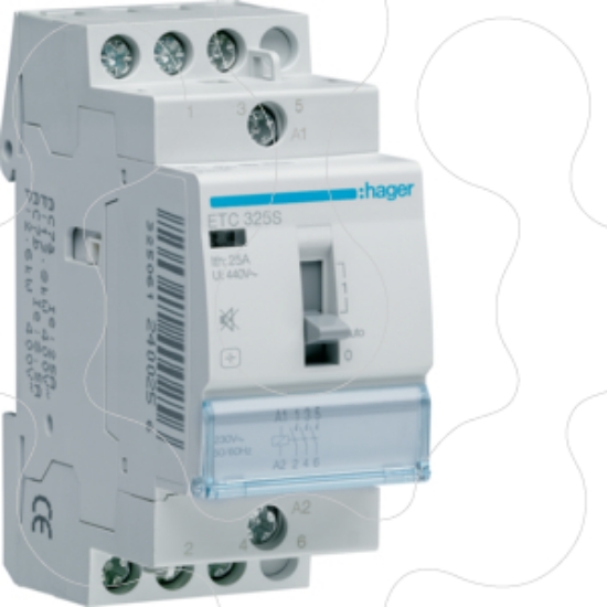 Imagem de Contactor silenc. D/N 25A, 3NA, 230V