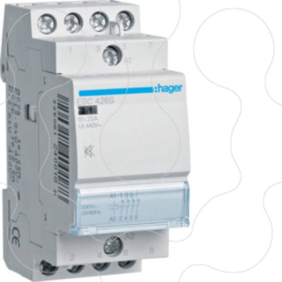 Imagem de Contactor silencioso 25A, 4NF, 230V 2M