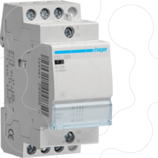 Imagem de Contactor 25A, 3NA, 230V 2M
