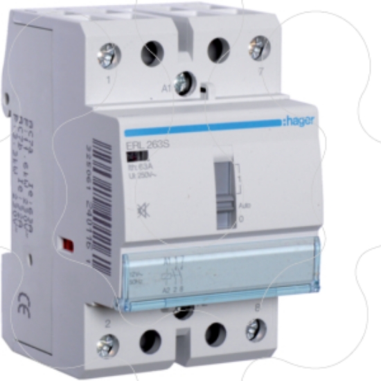 Imagem de Contactor silencioso manu 63A, 2NA, 12V