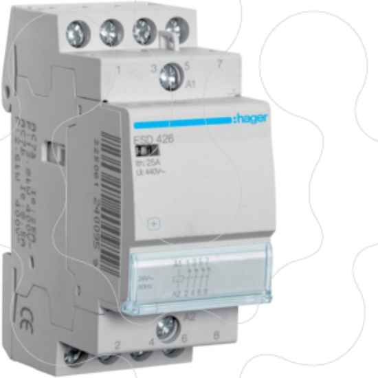 Imagem de Contactor 25A, 4NF, 24V 2M