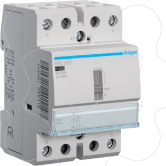 Imagem de Contactor com manu 63A, 2NA, 230V
