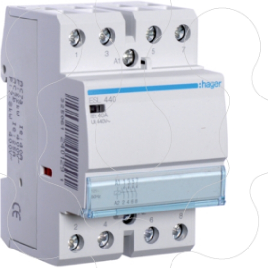 Imagem de Contactor 40A, 4NA, 12V 3M