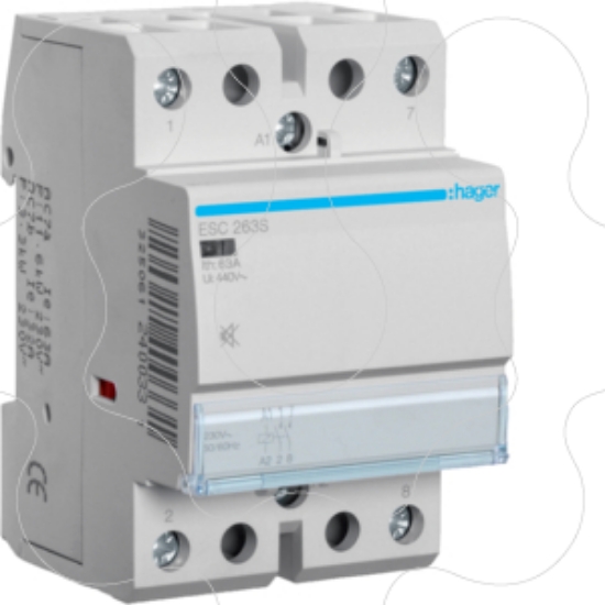 Imagem de Contactor silencioso 63A, 2NA, 230V 3M
