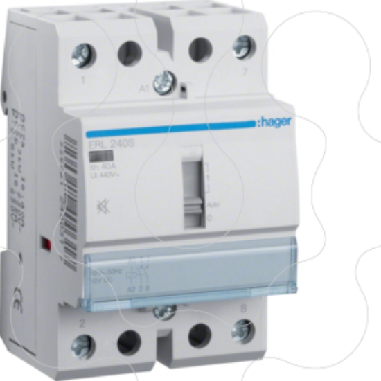 Imagem de Contactor silencioso manu 40A, 2NA, 12V