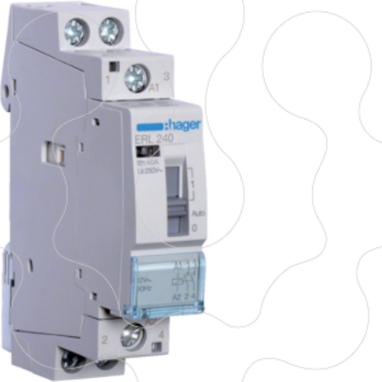 Imagem de Contact. c/cmdo manual 40A, 2NA, 12V 3M