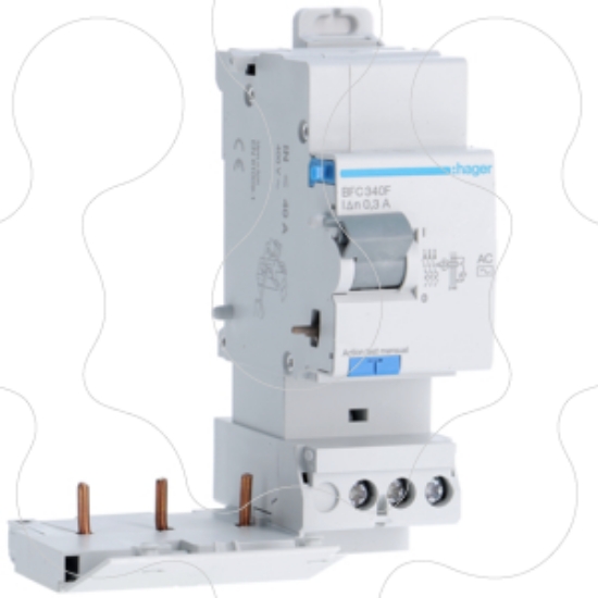 Imagem de Bloco dif. 3P 40A 300mA AC c/born. des