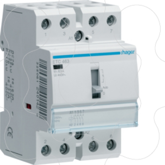 Imagem de Contactor dia/noite 63A, 4NA, 230V 3M