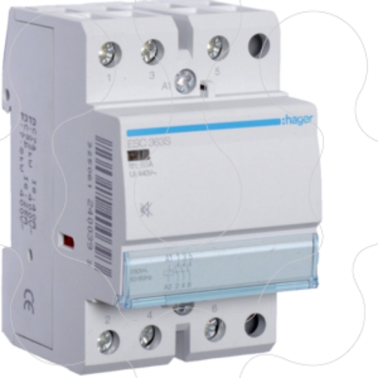 Imagem de Contactor silencioso 63A, 3NA, 230V 3M