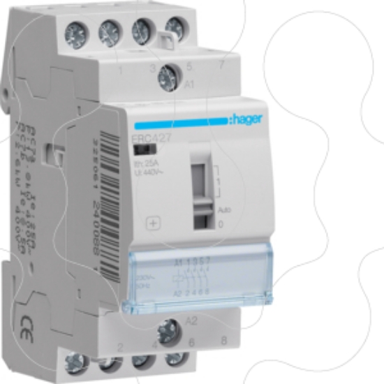 Imagem de Contactor manu 25A, 2NA+2NF, 230V