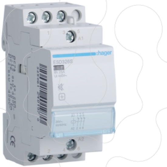 Imagem de Contactor silencioso 25A, 3NF, 24V