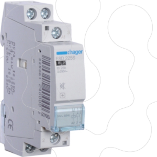 Imagem de Contactor silencioso 25A, 2NA, 24V 1M
